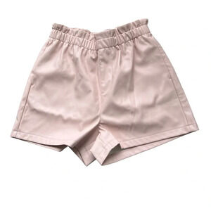 Steve Madden  Blush Pink Vegan Leather Shorts Women’s Size S High-Waisted NWT
